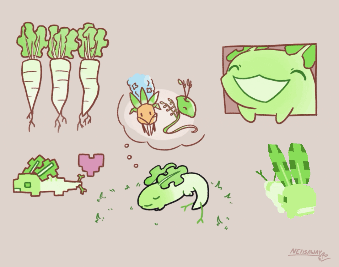 radish,, (character by oiya) radish,, (character by oiya)